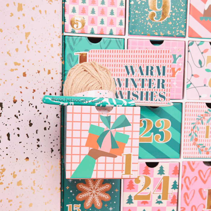 Crochet Society Advent Calendar 2023 Day 1