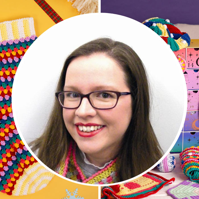 Meet Zoe - Designer of the Granny Stripe Stocking