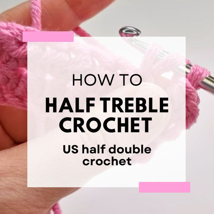 How to Crochet a Half Treble UK (htr) / Half Double US (hdc)