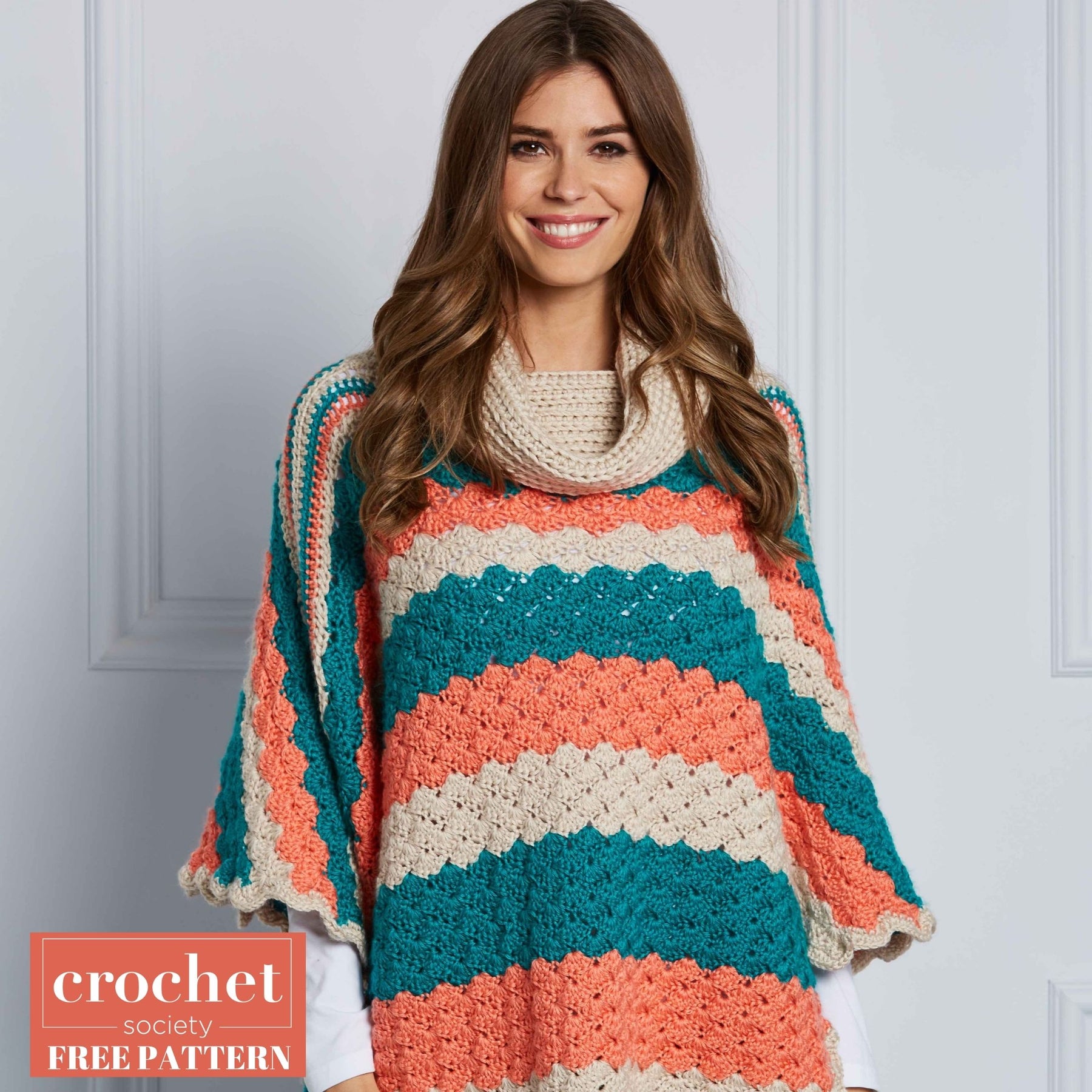 16+ Free Crocheted Poncho Patterns Free Winter Desert Poncho crochet pattern — Crochet Society