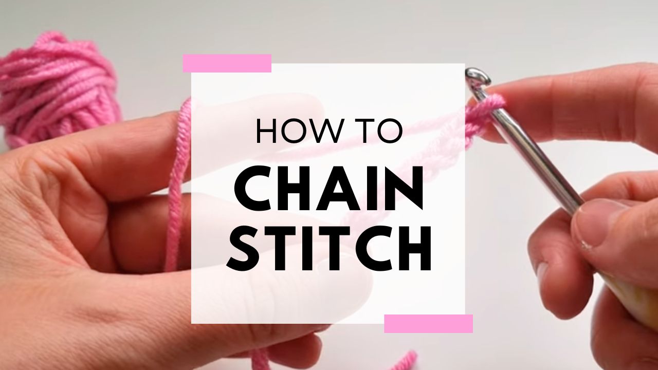 How to Crochet a Chain Stitch UK / US (ch)