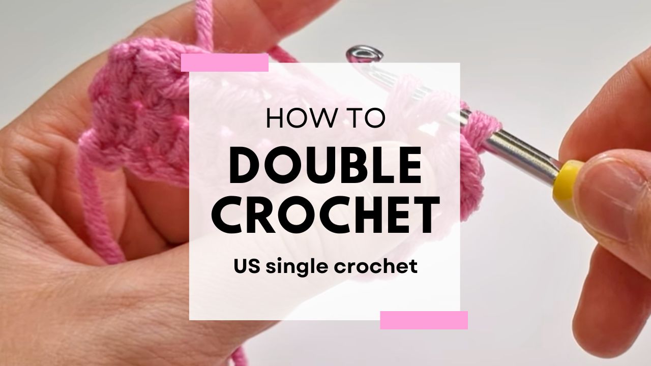 How to do a Double Crochet (dc) UK / Single Crochet (sc) US