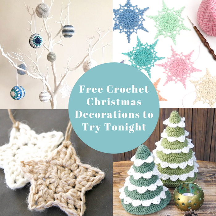 Four Free Crochet Christmas Decorations