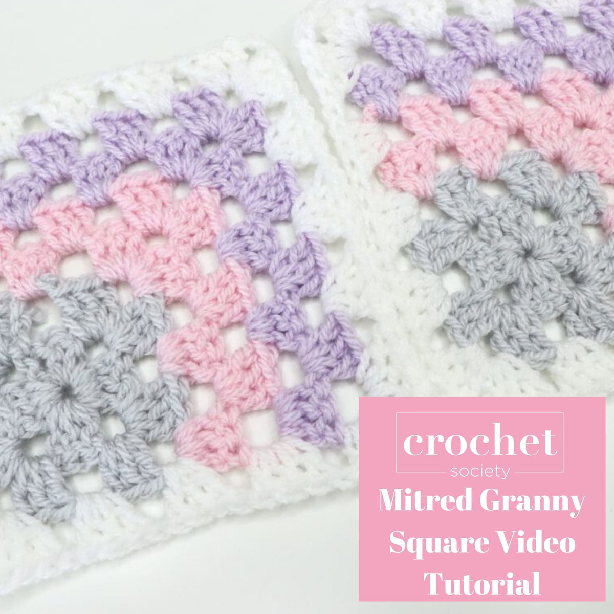 Mitred Granny Square Video Tutorial — Crochet Society