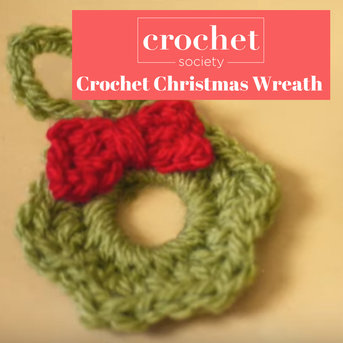 Crochet Christmas Wreath Video Tutorial