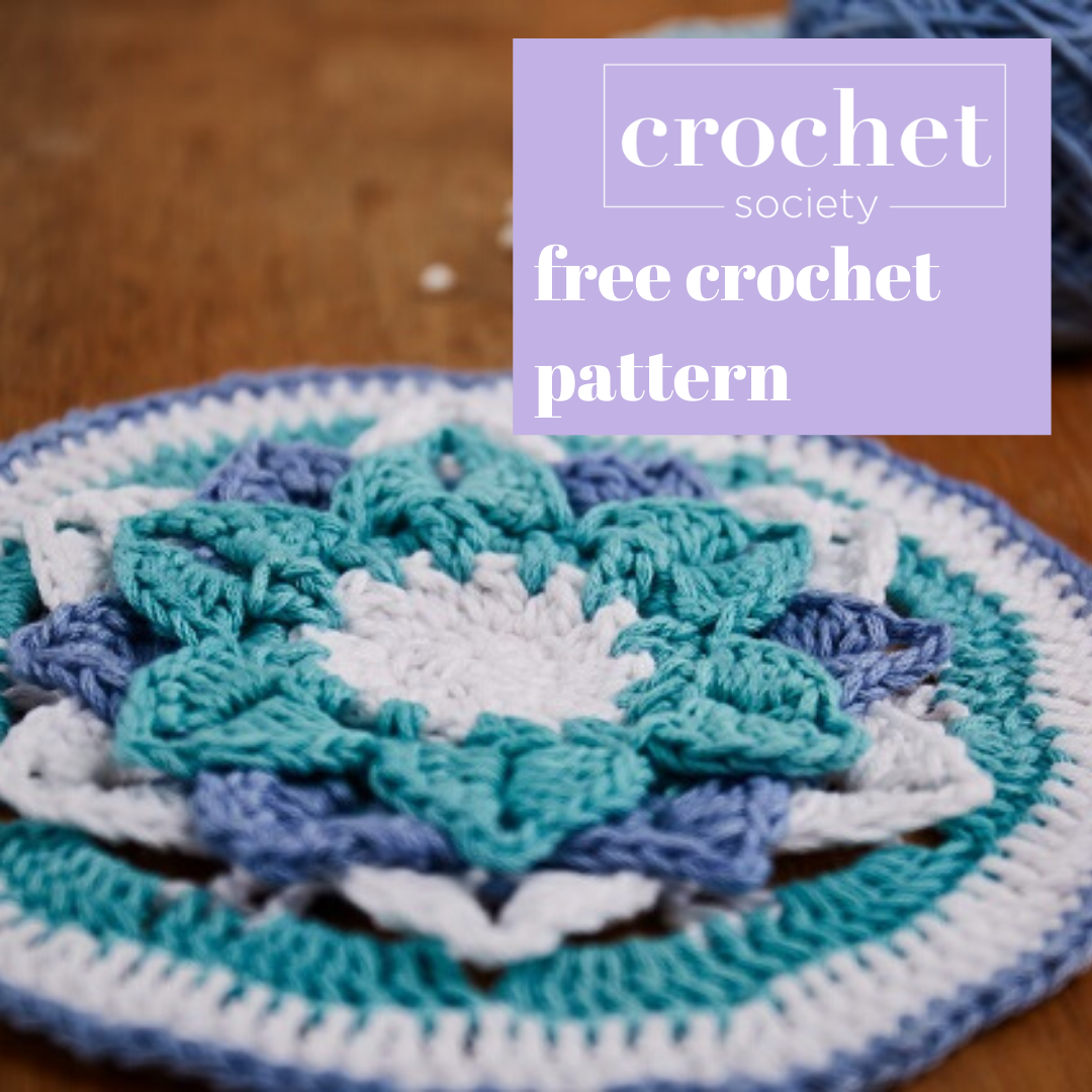 Porcelain Mandala Free Crochet Pattern