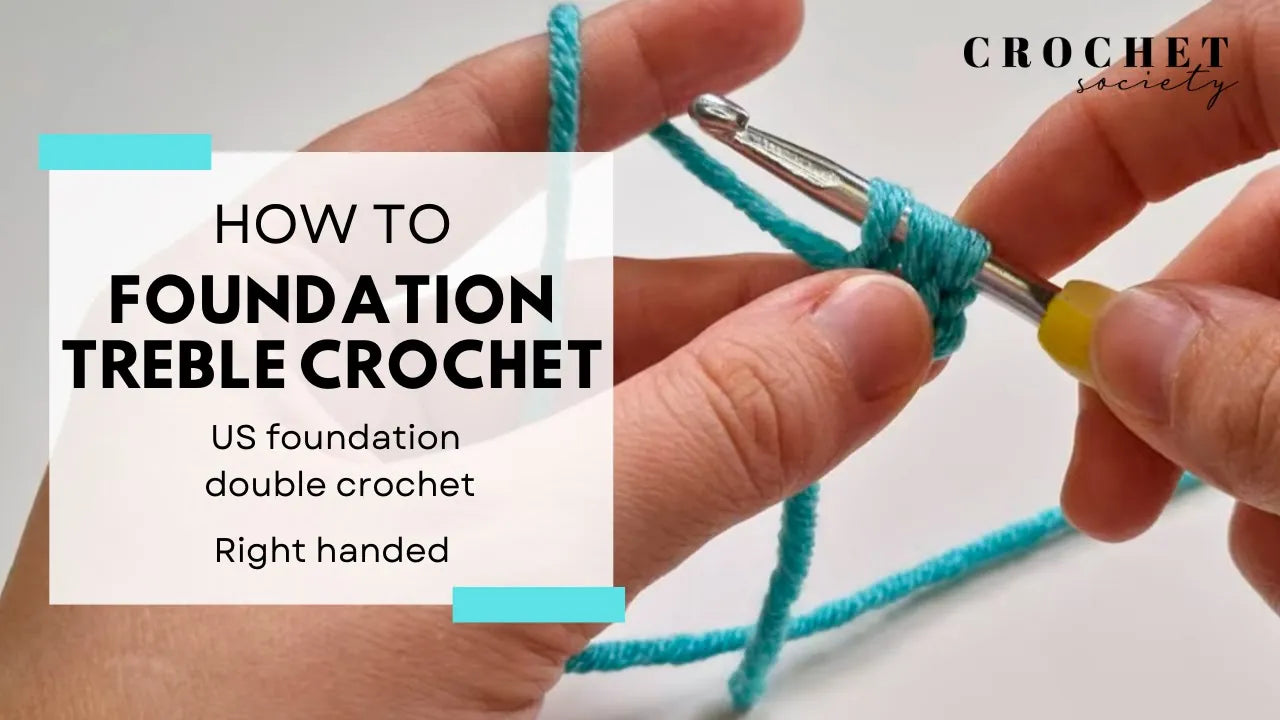 How to Crochet a Foundation Treble Crochet UK / Foundation Double Crochet US