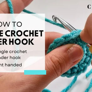 How to Crochet a Double Crochet Under Hook (UK) / Single Crochet Under Hook (US)