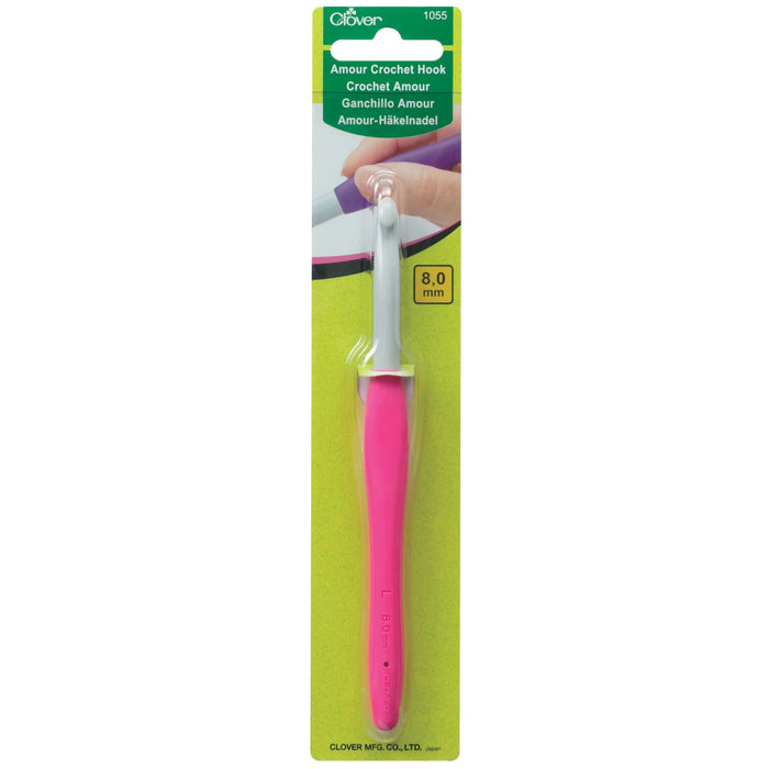 Clover Amour Crochet Hook 8mm x 15mm