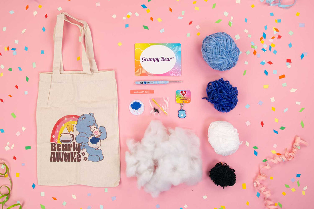 Care Bears x Crochet Society Grumpy Bear Crochet Kit