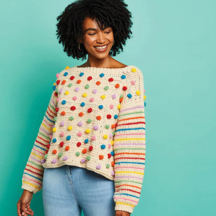 Rainbow Jumper & Cardigan Crochet Digital Pattern Bundle