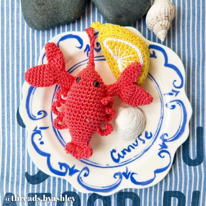 Lobster Bag Charm Digital Pattern