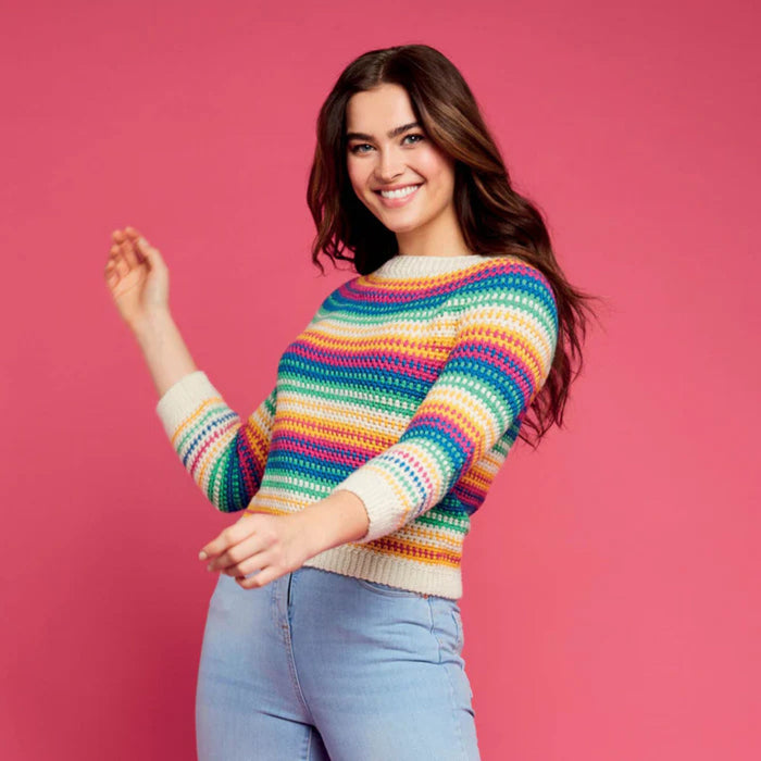 Rainbow Jumper & Cardigan Crochet Digital Pattern Bundle