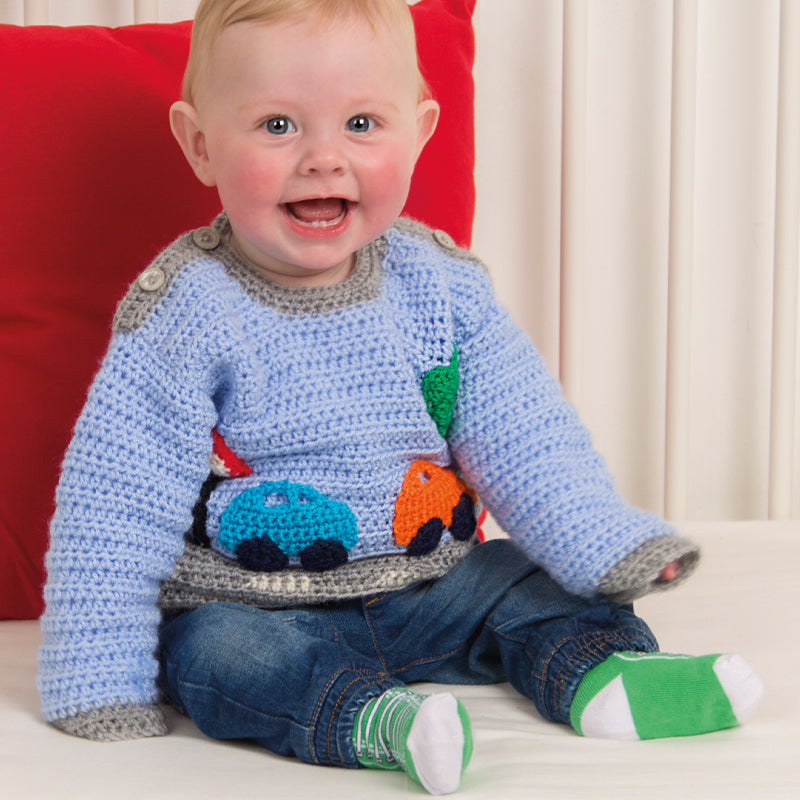 Beep Pattern Beep Beep Jumper Digital Pattern — Crochet Society
