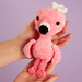 Crochet Society Amigurumi Crochet Kit: Sabrina the Flamingo | Menagerie Collection