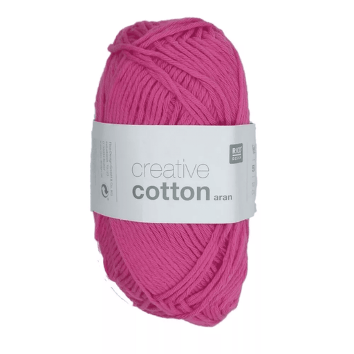 Rico Design Aran Creative Cotton Yarn 50g | Flamingo