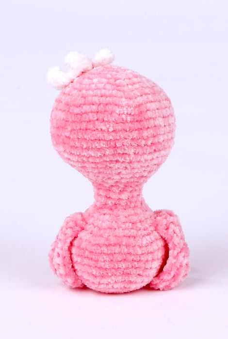 Crochet Society Amigurumi Crochet Kit: Sabrina the Flamingo | Menagerie Collection