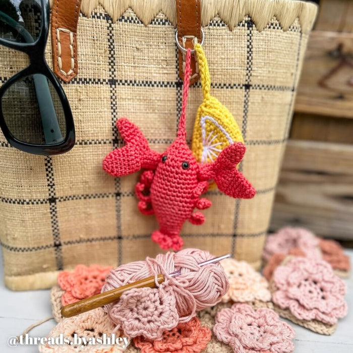 Lobster Bag Charm Digital Pattern