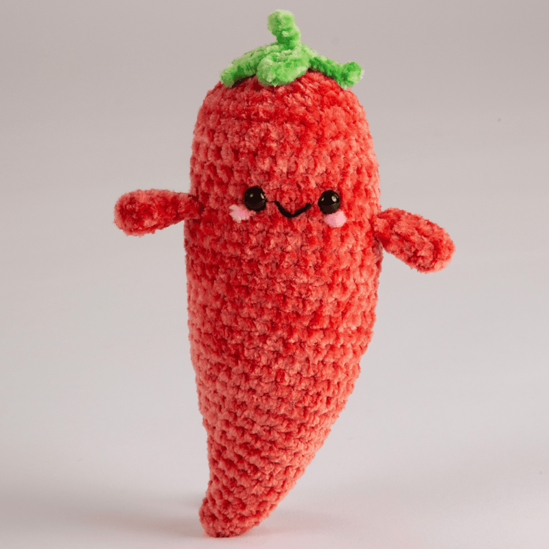 Crochet Society Amigurumi Crochet Kit: George The Chilli Pepper | 5 A Day Collection