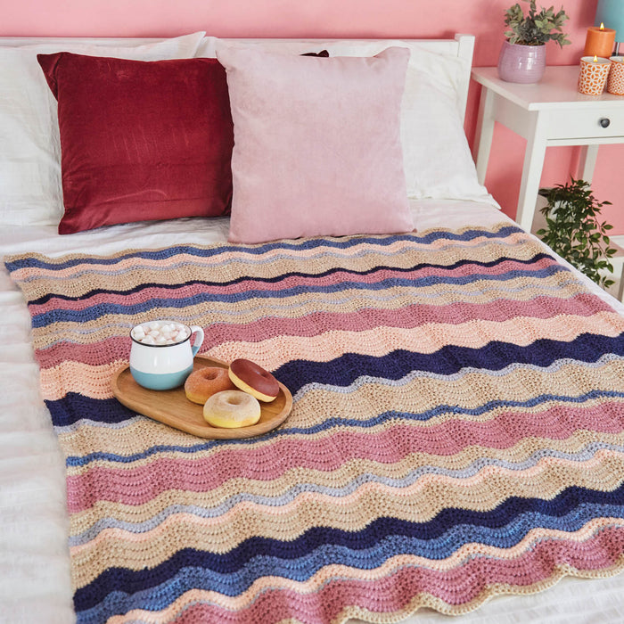 Cuddles Uk Ripples Pattern Gentle Ripples Blanket Digital Pattern — Crochet Society