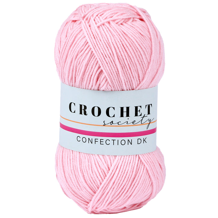 Crochet Society Confection DK Acrylic Yarn 100g | Strawberry Milkshake