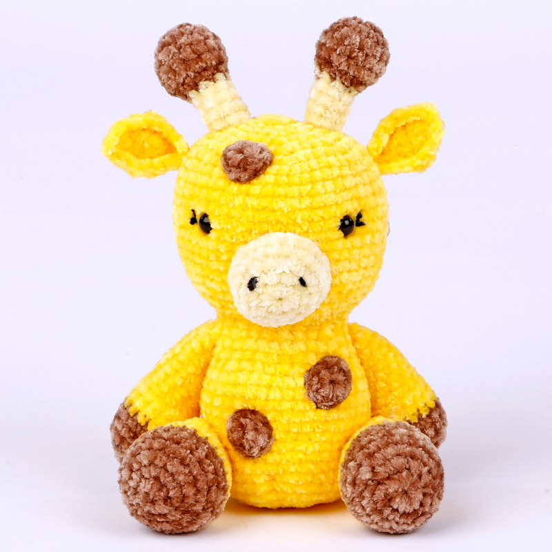 Crochet Society Amigurumi Crochet Kit: Julian the Giraffe | Menagerie Collection