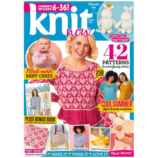 Knit Now Magazine #169 With Circular Knitting Needle Set and DROPS Pattern Book