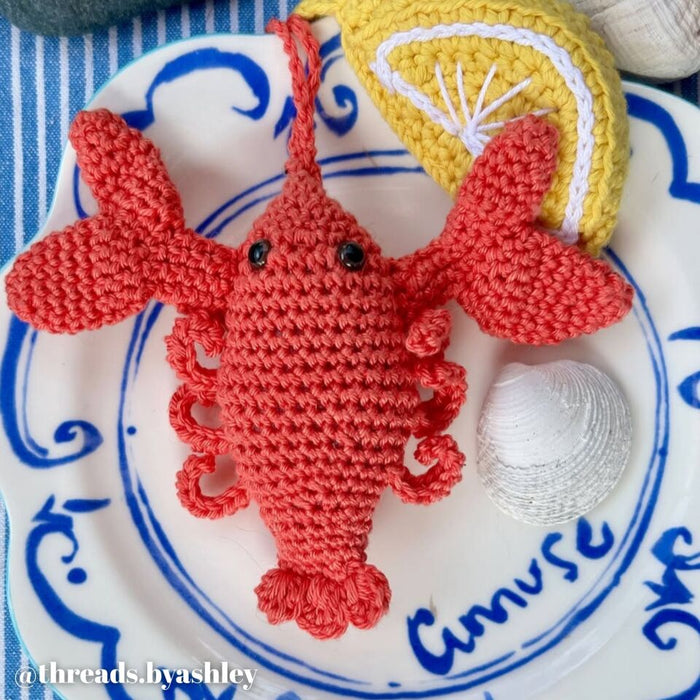 Lobster Bag Charm Digital Pattern