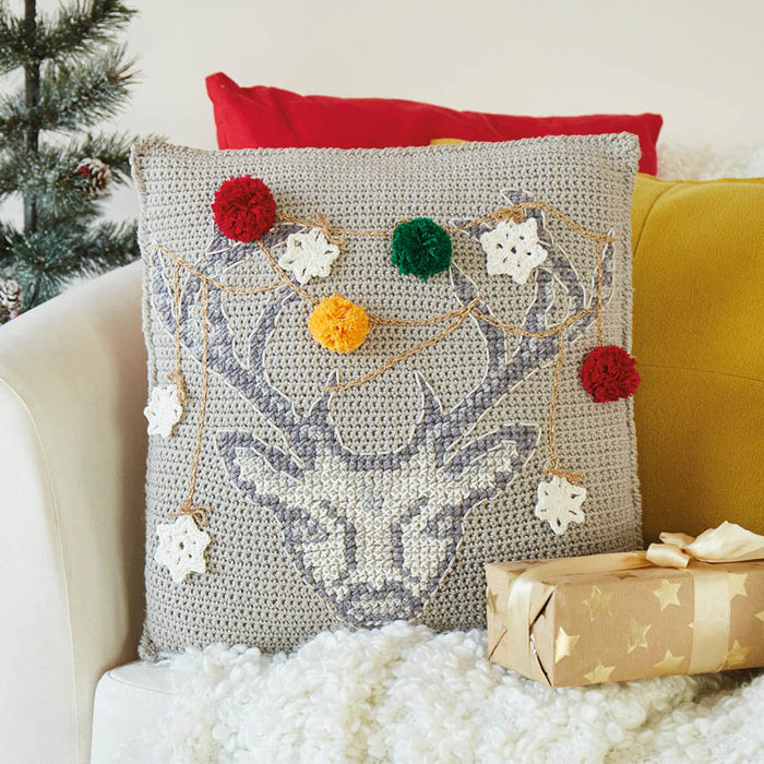 Festive Stag Cushion