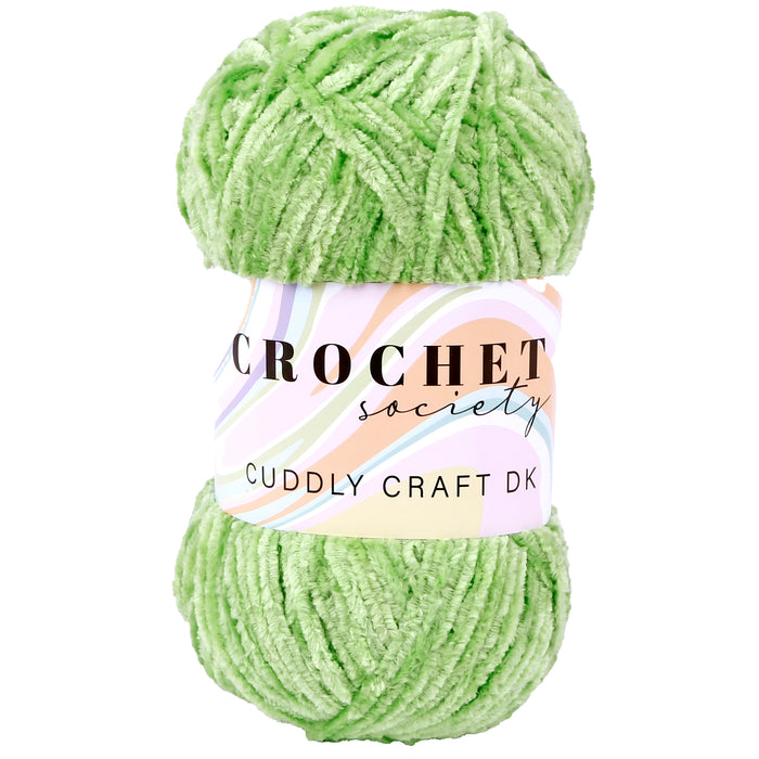 Crochet Society Cuddly Craft DK Chenille Yarn 100g | Pasture