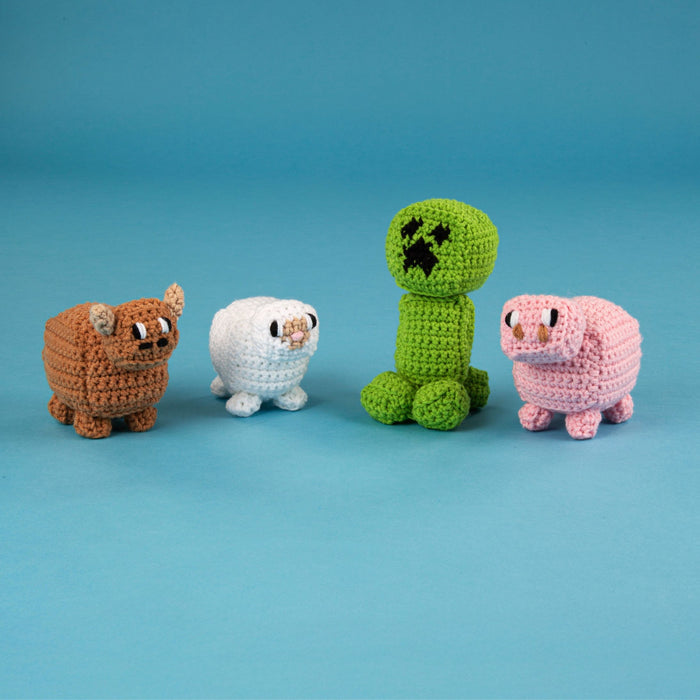 Unofficial Minecraft Pattern & Acrylic Yarn Bundle