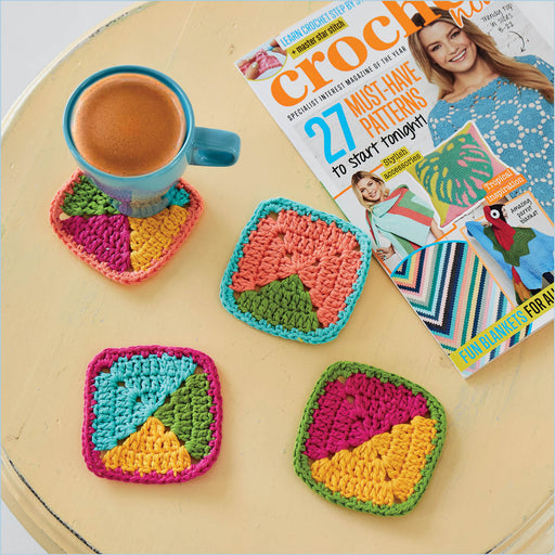 Geo Granny Coasters Digital Pattern