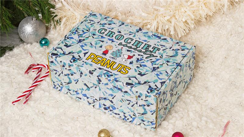 Crochet Society "Totally Hooked" Peanuts box