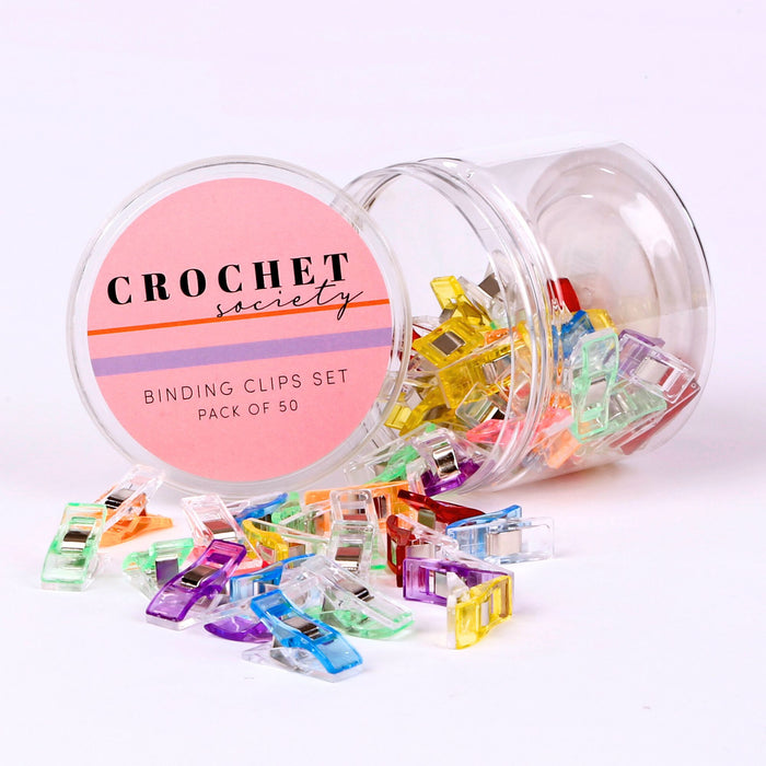 Crochet Society Binding Clips For Seaming and Amigurumi | Pack of 50