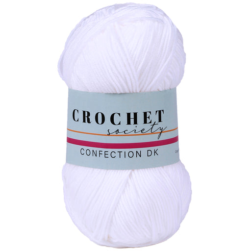 Crochet Society Confection DK Acrylic Yarn 100g | Royal Icing