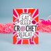 Crochet Society Birthday Card Eat Sleep Crochet Repeat