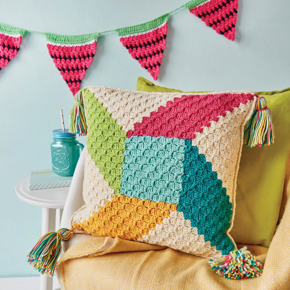 Pinwheel Swirl Cushion Digital Pattern — Crochet Society