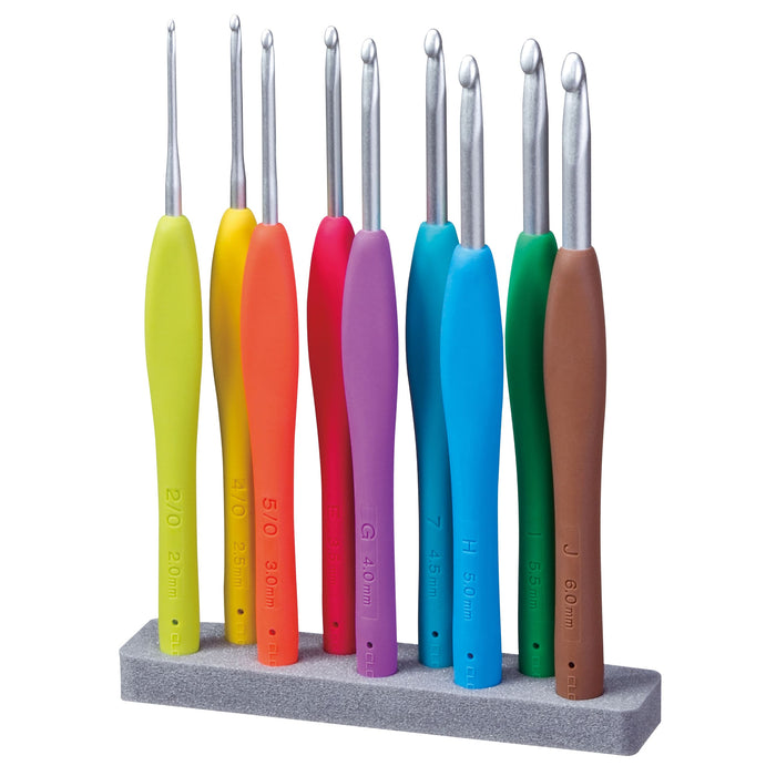 Clover Amour Crochet Hook Set 2mm - 9mm | Set of 9