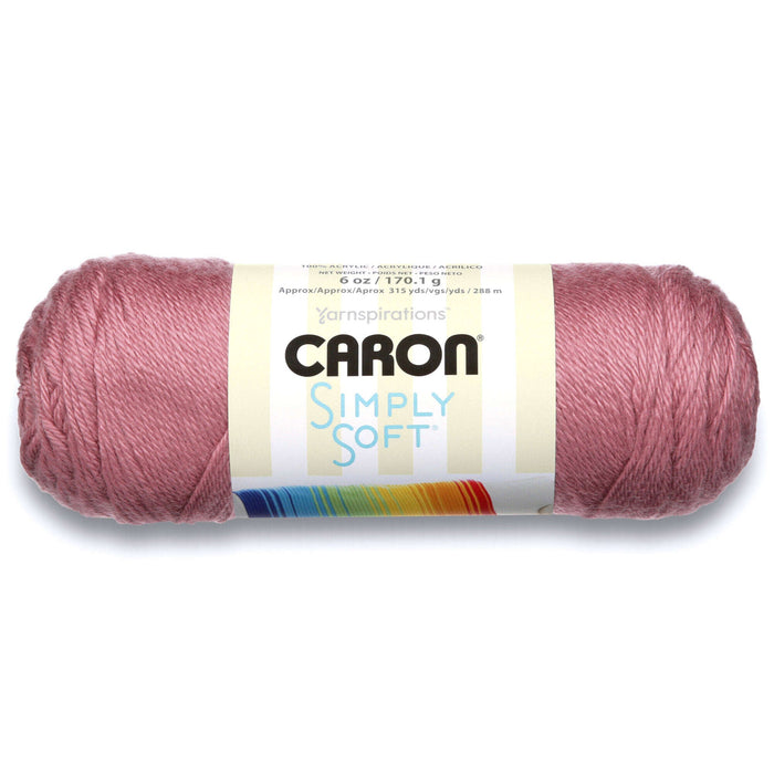 Caron Yarnspirations Simply Soft Aran Acrylic Yarn 170g | Plum Wine