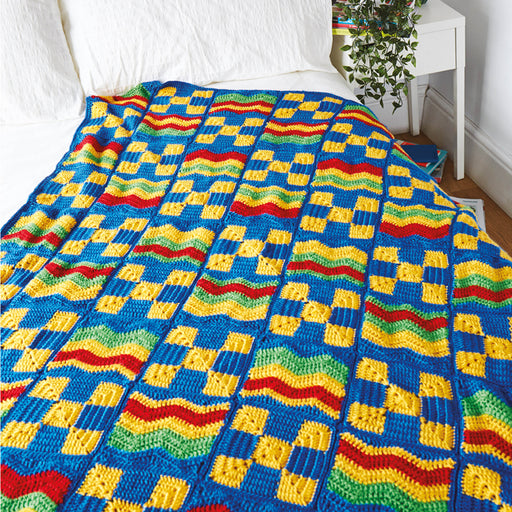 Kente Cloth-Inspired Blanket