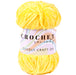 Crochet Society Cuddly Craft DK Chenille Yarn 100g | Sunshine