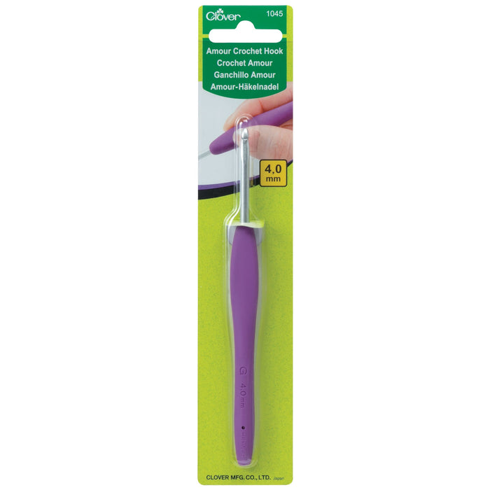 Clover Amour Crochet Hook 4mm x 15mm