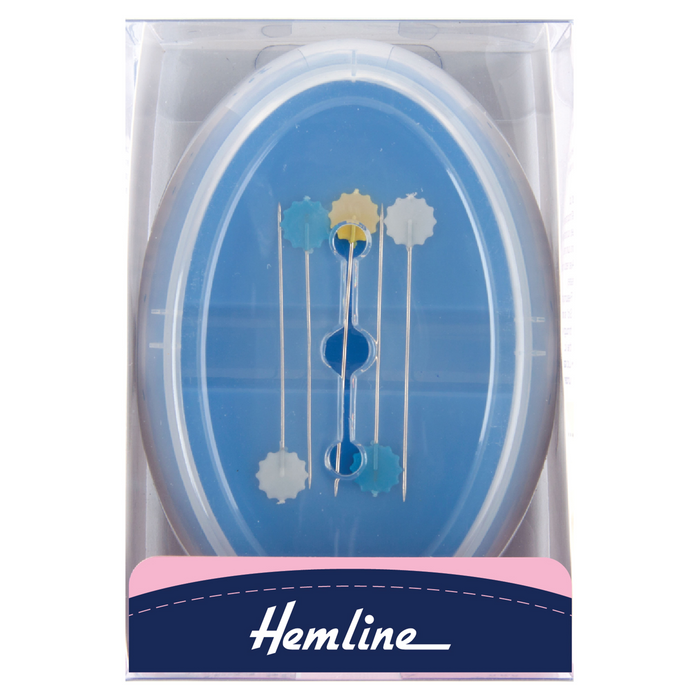 Hemline Magnetic Pin Dish and Storage Box