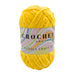 Crochet Society Cuddly Craft DK Chenille Yarn 100g Yellow | Mature Mauve