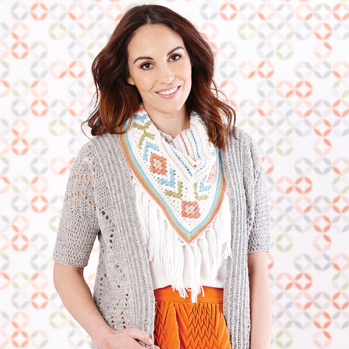 Boho Chic Mosaic Scarf