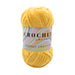 Crochet Society Cuddly Craft DK Chenille Yarn 100g Yellow | Golden Glow