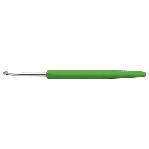 KnitPro Waves Aluminium Crochet Hook Parrot Green 3.5mm x 15mm