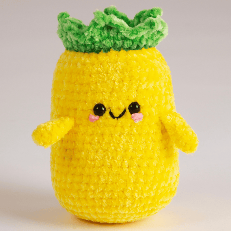 Crochet Society Amigurumi Crochet Kit: Pablo The Pineapple | 5 A Day Collection