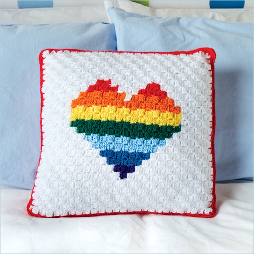 Rainbow Love Cushion