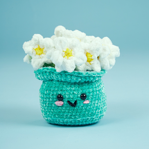 Crochet Society Amigurumi Situation Kit Dora the Daisy Pot | Nature's Garden